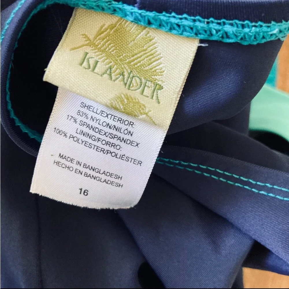 Islander Halter Tie Swimsuit Size 16